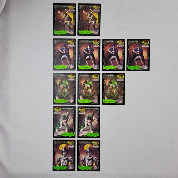 Lot Of 1994 Coca-Cola Monsters Of The Gridiron Football Trading Cards - Picture 12 of 16